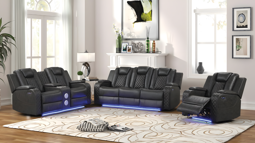 Bauer Living Room Set (Sofa + Loveseat)